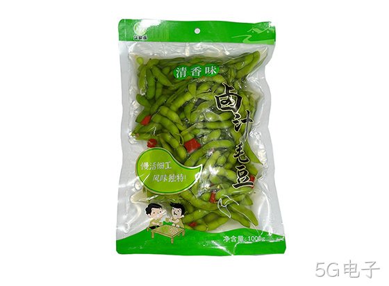 5G电子卤汁毛豆清香味328g