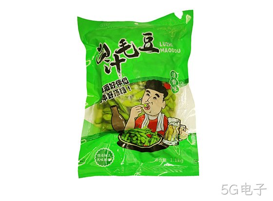 浙5G电子卤汁毛豆香辣味1.1kg